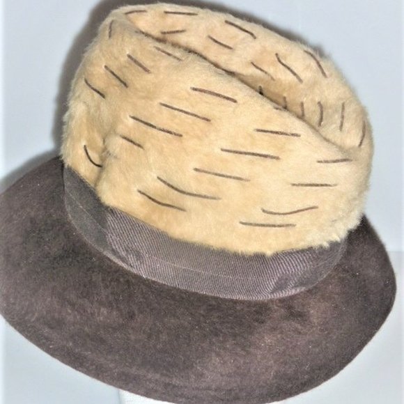 ST6IN Jacqueline Original Woman's HAT Felt Hat Union Label Toronto Canada - Picture 4 of 7
